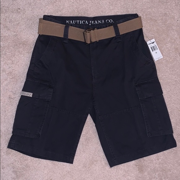 Nautica Other - Nautica Belted Cargo Shorts, Dark Gray, Size 30